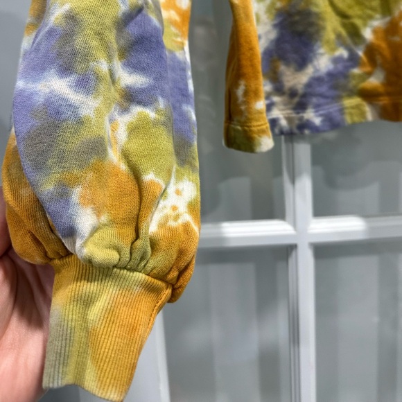 Back Beat Co. Tie-Dye Women's Sweatshirt Top - Multicolor - Size XS/S - Picture 5 of 5